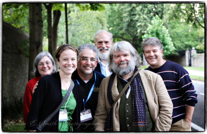 Kevin Belmonte in the company of friends at Oxbridge 2011 - image copyright Lancia E. Smith and the C.S. Lewis Foundation, 2011